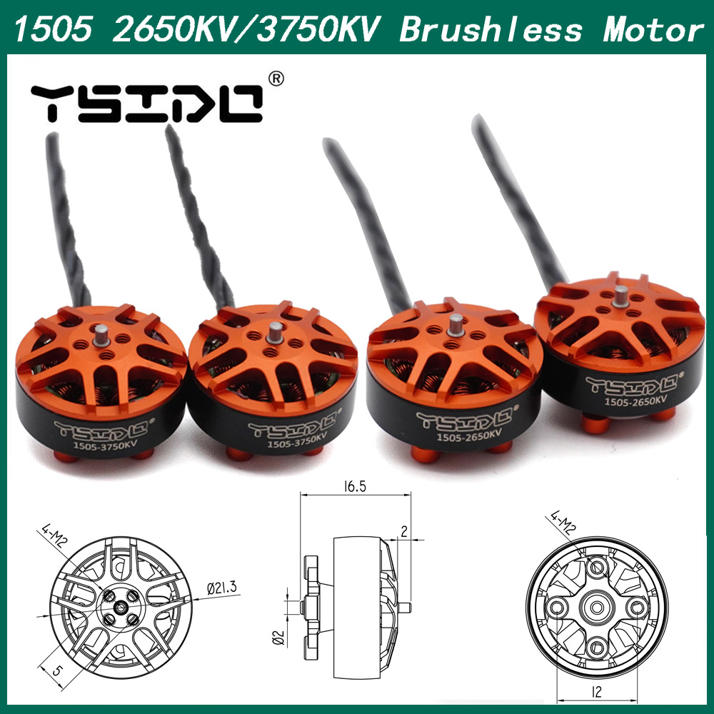 Drone Compass - 4PCS YSIDO 1505 2650KV 3750KV Elektrische